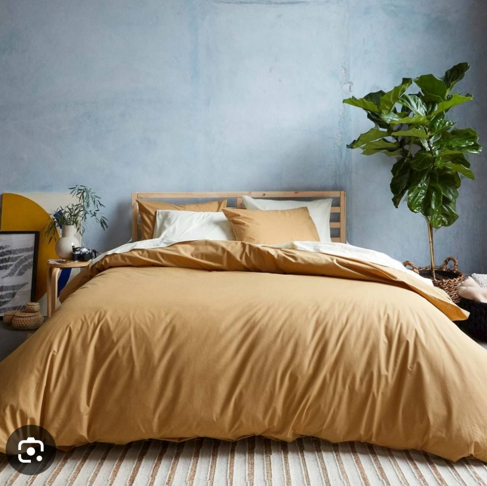 Brooklinen Tan Duvet Cover